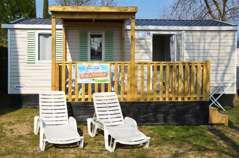 Happy Camp Mobile Homes In Camping Senia Cala Canyelles 료렛 드 마르 외부 사진