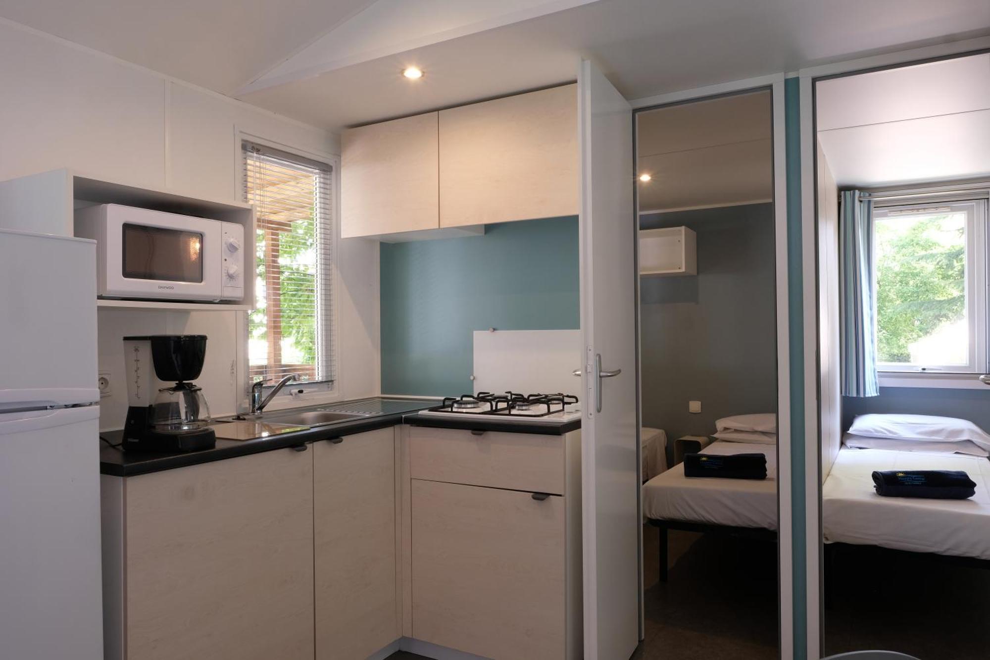 Happy Camp Mobile Homes In Camping Senia Cala Canyelles 료렛 드 마르 외부 사진